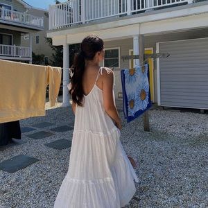 White Zara Maxi Dress